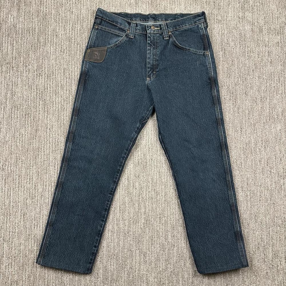 Men's Wrangler Riggs Workwear 5 Pocket Relaxed Fit Jeans 32x30 (fits‎ 33x28.5)